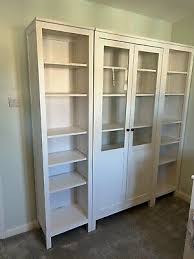 billy bookcase with doors black ikea