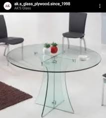 36 Inch Round Glass Table