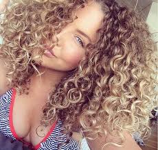 Curly, cute, new me, lights, blonde, honey, dye, curls. 40 Crazy Curly Hair Colors For Confident Women Hairstylecamp