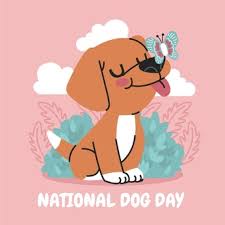 Veterans day is one of the eleven federal holidays in the united states for federal organizations and is a public holiday for all 50 states. Free Vector Cartoon National Dog Day Illustration