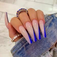 These coffin nails are longer and that could mean something. Coffin Nails Ideas For Enchanting Look Naildesignsjournal Com Coffin Nails Long Color Changing Nails Long Acrylic Nails Coffin