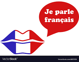 french flag lips royalty free vector