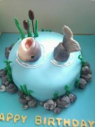 Combine tuna, flour, egg white, and cheddar cheese in a bowl. 6 Homemade Fish Birthday Cakes Photo Fishing Birthday Cake Idea Fish Birthday Cake And Coolest Fish Birthday Cakes Snackncake