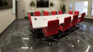 metallic epoxy floor for offices in