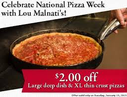 special offer for national pizza week