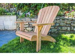 teak adirondack garden chair ottena