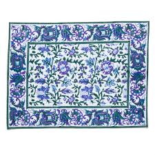 lavender blue fl placemat set 2