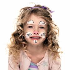 bunny face paint guide follow our 3