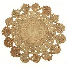 natural fibre armadillo flower rugs