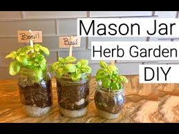 Diy Mason Jar Herb Garden