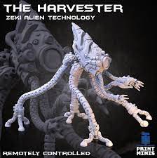 Alien Harvester Robot Print Minis Sci Fi Tentacle Mech - Etsy