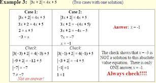 Absolute Value Equations A Plus Topper