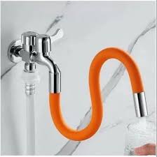 Faucet Multicolor Flexible Orange Tap