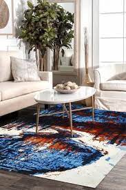 handmade woolen floor room rugs at rs