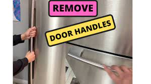 remove lg fridge door handle