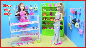 Hướng Dẫn Làm Shop Phụ Kiện, Trang Sức Và Giày Dép Cho Búp Bê _ phần 1(đồ  chơi trẻ em) chị bí đỏ - YouTube