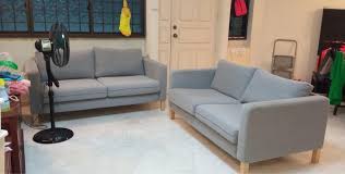 two set of ikea sofas