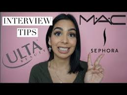interview tips makeup industry you