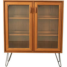 Vintage Display Cabinet With Two Glass