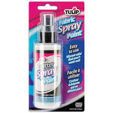 It provides broad coverage with excellent adhesion and flexibility. I Love To Create Tulip Fabric Spray Paint 4 Ounces Sparkling Star White Glitter