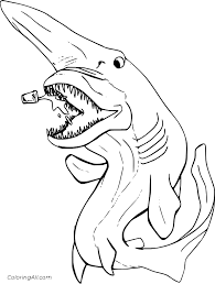 As is well known creative activities play an important. Goblin Shark Coloring Pages Coloringall