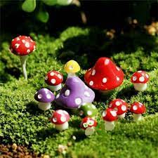 20pcs Mushroom Fairy Garden Miniatures