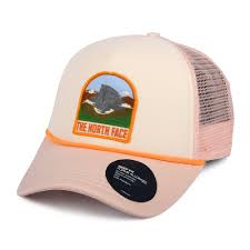 The north face trucker hat black and trees youth one size fit. The North Face Hats Valley Trucker Cap Light Pink Beige From Village Hats