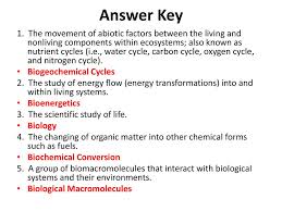 The easiest way to answer the questions is to take your time! Kvq 11 15 Warm Up Biochemical Conversion Biogeochemical Cycles Bioenergetics Biological Macromolecules Biology 1 The Movement Ppt Download
