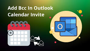 add bcc in outlook calendar invite