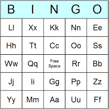 lower pairs bingo cards