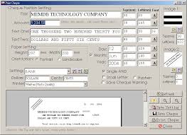Mock Cheque Sample Software