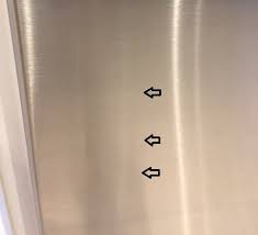 water streaks on stainless steel appliances