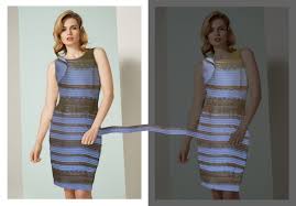 Once i saw this image, the original dress photo above changed to blue and black and i can no longer see the dress as white and gold. How Does A Black And Blue Dress Sometimes Appear White And Gold The Brains Blog
