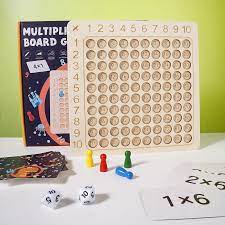 Jeu de planche de Multiplication Montessori en bois pour enfants,  apprentissage de cent planches de comptage, jeux de réflexion Interactive,  éducation des maths O7Z8 | AliExpress