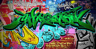 Valokuva Graffiti Art Vector Background