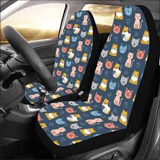 Cute Cats Car Seat Covers For Vehicle