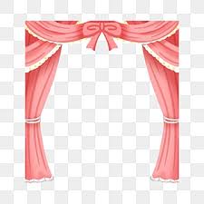 pink curtain clipart png vector psd