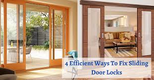4 Efficient Ways To Fix Sliding Door Locks