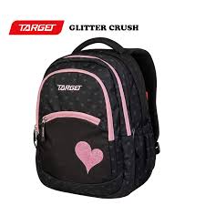 target backpack 2in1 curved glitter