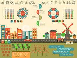Big Set Of Creative Ecology Infographic Elements With