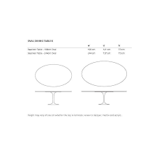 Knoll Saarinen Oval Tulip Dining