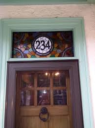 Stained Glass Transom Window Colorful