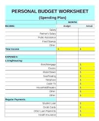 House Budget Template Free