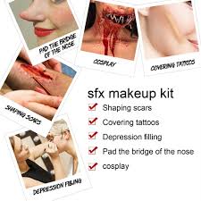 professional makeup kit scars wax