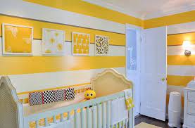 yellow walls yellow nursery baby bedroom