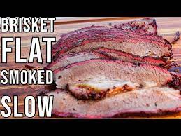 smoked brisket flat in the pit boss