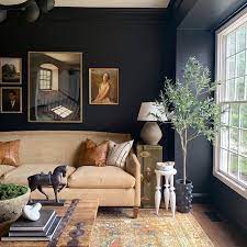 18 beautiful dark moody living rooms