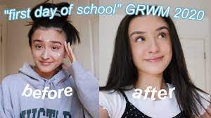 grwm 2020 makeup hair