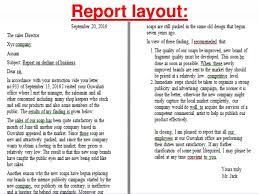 BUSINESS REPORT WRITING