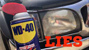 THE LIES about WD40 vs Headlights! - YouTube